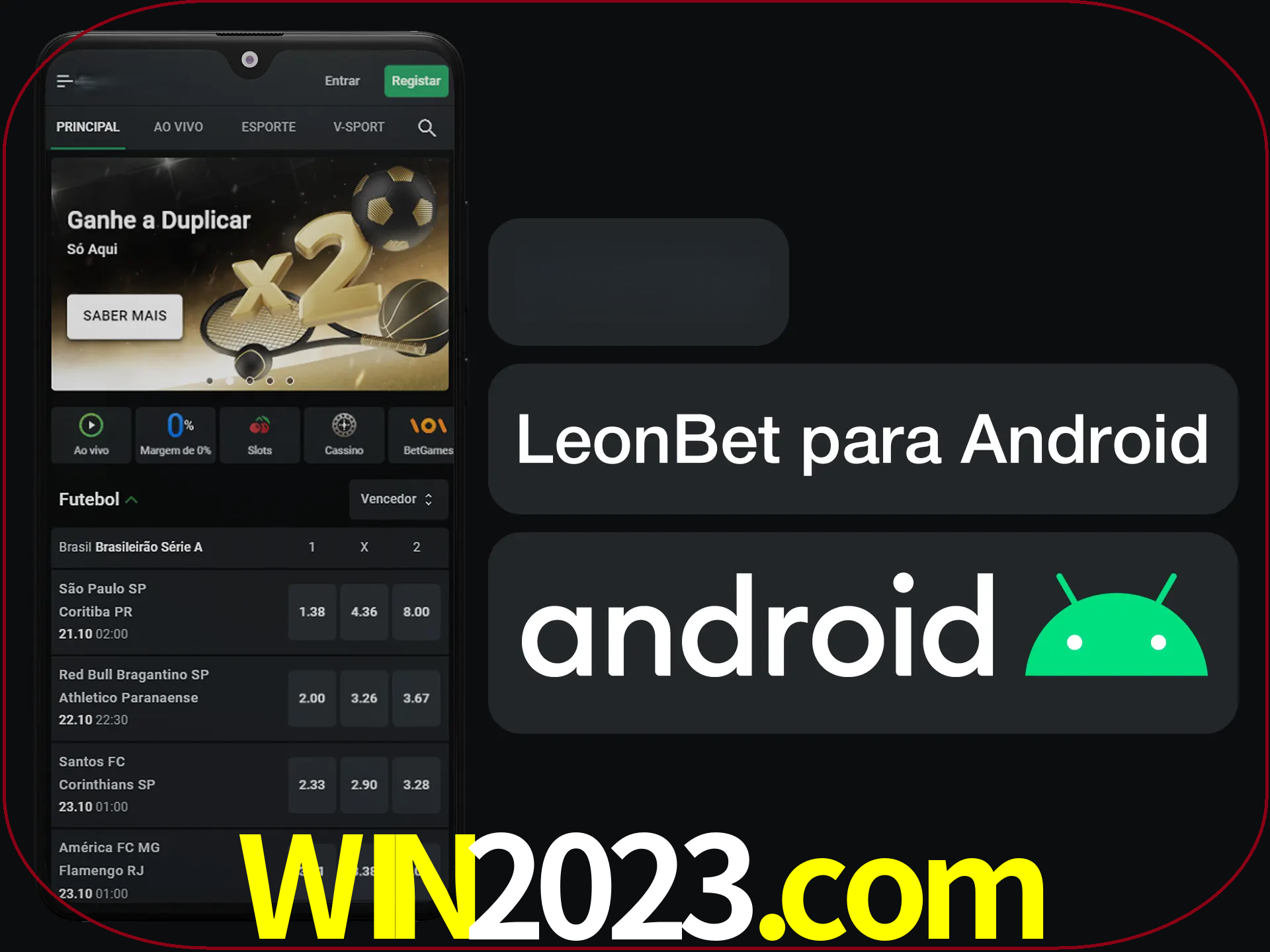 Adquira sua versão poket de LeonBet.