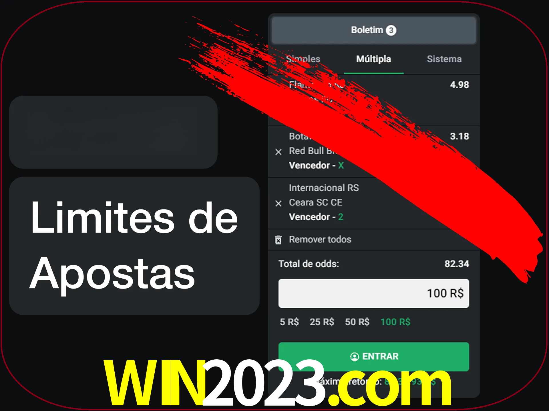 Não faça apostas loucas.